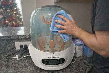 how to clean baby brezza sterilizer